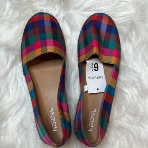 Merona gingham plaid espadrilles - 6.5